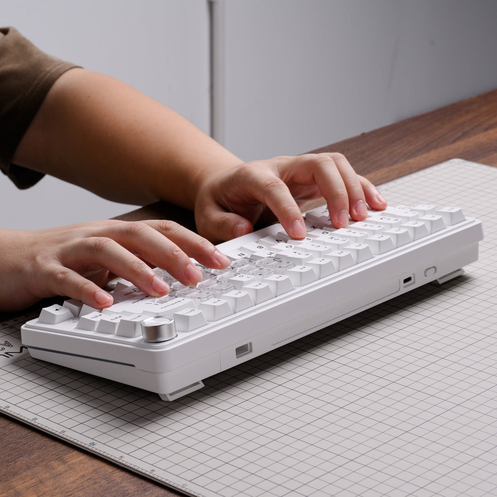 XVX M75 Lumina 75% Tri-Mode RGB Mechanical Keyboard with Knob